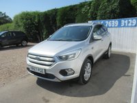 USED 2017 67 FORD KUGA 1.5 TDCi Zetec SUV 5dr Diesel Manual Euro 6 (s/s) (120 ps) SAT NAV, HISTORY, LOVELY CAR