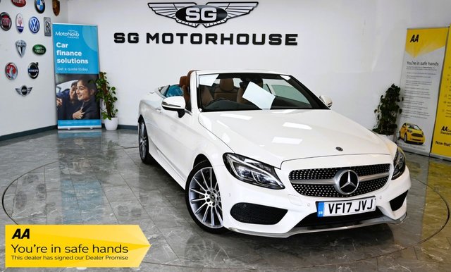 View our Mercedes-Benz C-Class 2.0 C300 AMG Line (Premium Plus) Cabriolet 2dr Petrol G-Tronic+ Euro 6 (s/s) (245 ps)