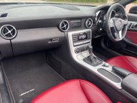 USED 2014 64 MERCEDES-BENZ SLK 2.1 SLK250 CDI AMG Sport Convertible 2dr Diesel G-Tronic+ Euro 5 (s/s) (204 ps) BENGAL RED LEATHER INTERIOR