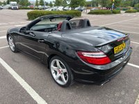 USED 2014 64 MERCEDES-BENZ SLK 2.1 SLK250 CDI AMG Sport Convertible 2dr Diesel G-Tronic+ Euro 5 (s/s) (204 ps) BENGAL RED LEATHER INTERIOR