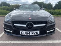 USED 2014 64 MERCEDES-BENZ SLK 2.1 SLK250 CDI AMG Sport Convertible 2dr Diesel G-Tronic+ Euro 5 (s/s) (204 ps) BENGAL RED LEATHER INTERIOR