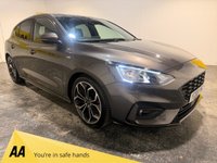 USED 2018 68 FORD FOCUS 1.0T EcoBoost ST-Line X Hatchback 5dr Petrol Manual Euro 6 (s/s) (125 ps) SAT NAV-DAB-A/C-FRONT+REAR PARKING SENSORS-APPLE CAR PLAY/ANDROID-POWER SEAT