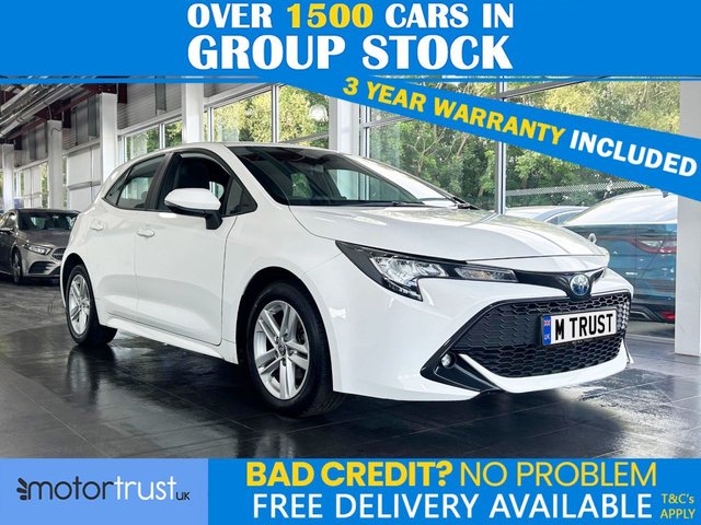 View our Toyota Corolla 1.8 VVT-h GPF Icon Hatchback 5dr Petrol Hybrid CVT Euro 6 (s/s) (122 ps) F/S/H! 1 OWNER! 