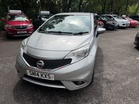 USED 2014 14 NISSAN NOTE 1.2 12V Acenta Hatchback 5dr Petrol Manual Euro 5 (s/s) (80 ps) FANTASTIC LOW MILES