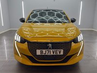 USED 2021 71 PEUGEOT E-208 50kWh GT Hatchback 5dr Electric Auto (136 ps) 17 INCH ALLOY WHEELS, FRONT AND REAR  PARKING SENSORS , REAR CAMERA , APPLE CARPLAY / ANDROID AUTO , SAT NAV , A/C , BLUETOOTH , SERVICE HISTORY X 4