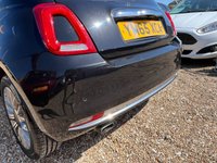 USED 2016 65 FIAT 500 1.2 Lounge Hatchback 3dr Petrol Manual Euro 6 (s/s) (69 bhp) &pound;20 Road Tax + Leather Interior + Bluetooth