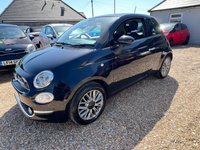 USED 2016 65 FIAT 500 1.2 Lounge Hatchback 3dr Petrol Manual Euro 6 (s/s) (69 bhp) &pound;20 Road Tax + Leather Interior + Bluetooth
