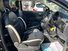 USED 2016 65 FIAT 500 1.2 Lounge Hatchback 3dr Petrol Manual Euro 6 (s/s) (69 bhp) &pound;20 Road Tax + Leather Interior + Bluetooth