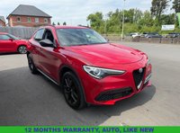 USED 2020 20 ALFA ROMEO STELVIO 2.0T Nero Edizione SUV 5dr Petrol Auto Q4 AWD Euro 6 (s/s) (200 ps) 12 MONTH' S WARRANTY,   AUTO