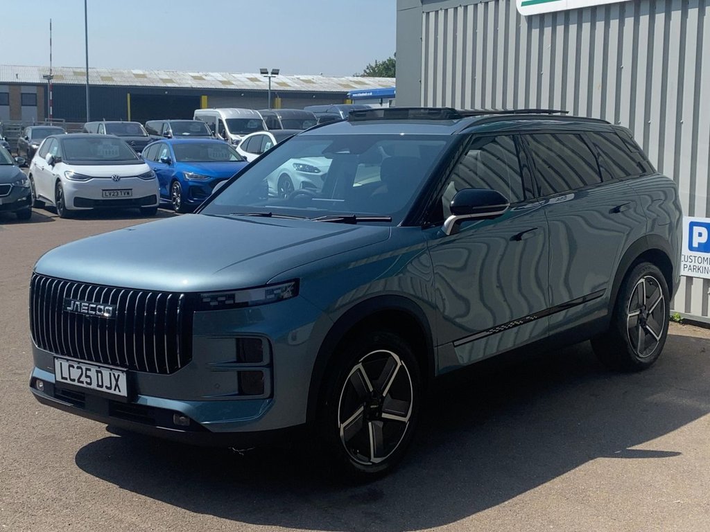 USED 2025 25 JAECOO 7 1.5T SHS 18.3kWh Luxury SUV 5dr Petrol Plug-in Hybrid Auto Euro 6 (s/s) (204 ps) PANROOF+540&deg;CAMERA+HUD+CARPLAY