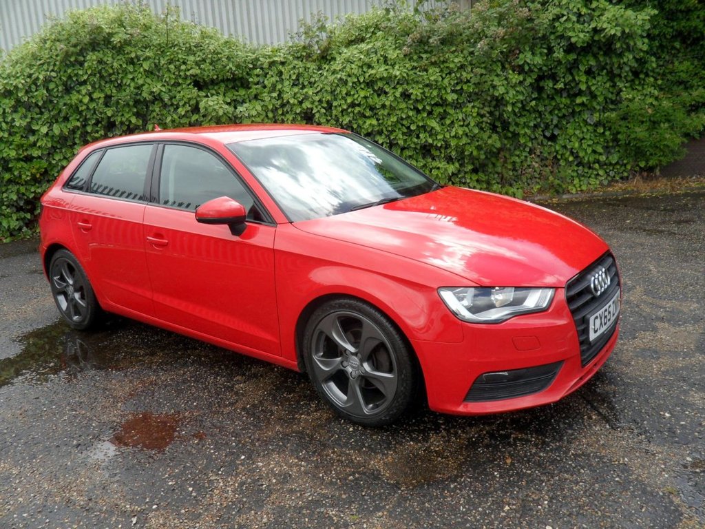 USED 2015 65 AUDI A3 1.6 TDI Sport Sportback 5dr Diesel Manual Euro 6 (s/s) (Nav) (110 ps) Cam-Belt Replaced Two Keys Sat Nav