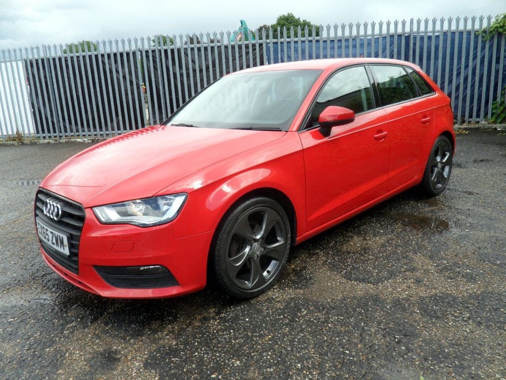 USED 2015 65 AUDI A3 1.6 TDI Sport Sportback 5dr Diesel Manual Euro 6 (s/s) (Nav) (110 ps) Cam-Belt Replaced Two Keys Sat Nav