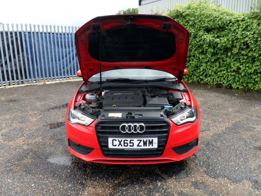USED 2015 65 AUDI A3 1.6 TDI Sport Sportback 5dr Diesel Manual Euro 6 (s/s) (Nav) (110 ps) Cam-Belt Replaced Two Keys Sat Nav
