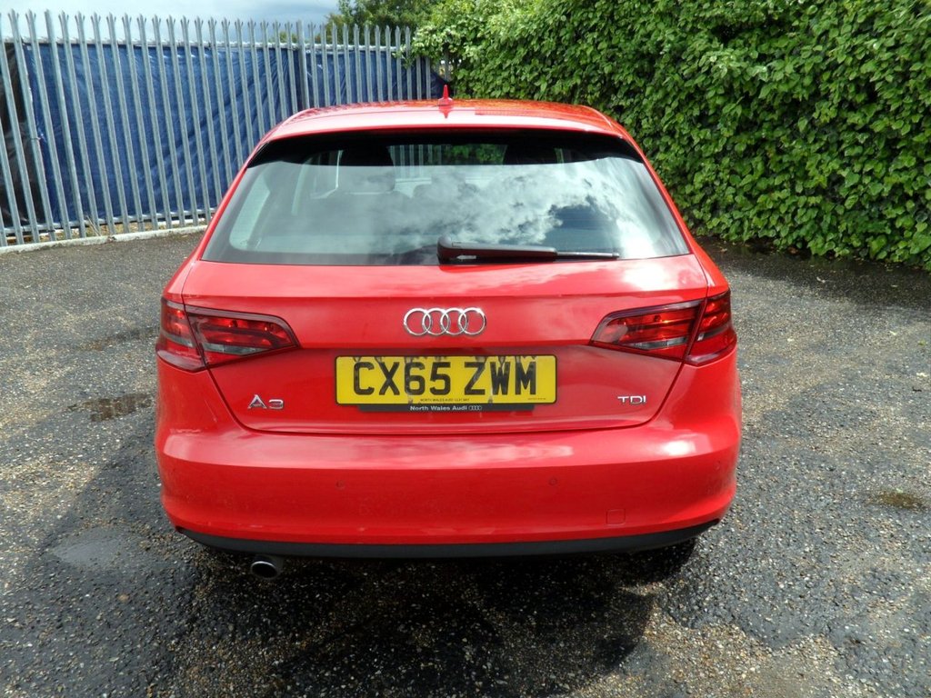 USED 2015 65 AUDI A3 1.6 TDI Sport Sportback 5dr Diesel Manual Euro 6 (s/s) (Nav) (110 ps) Cam-Belt Replaced Two Keys Sat Nav