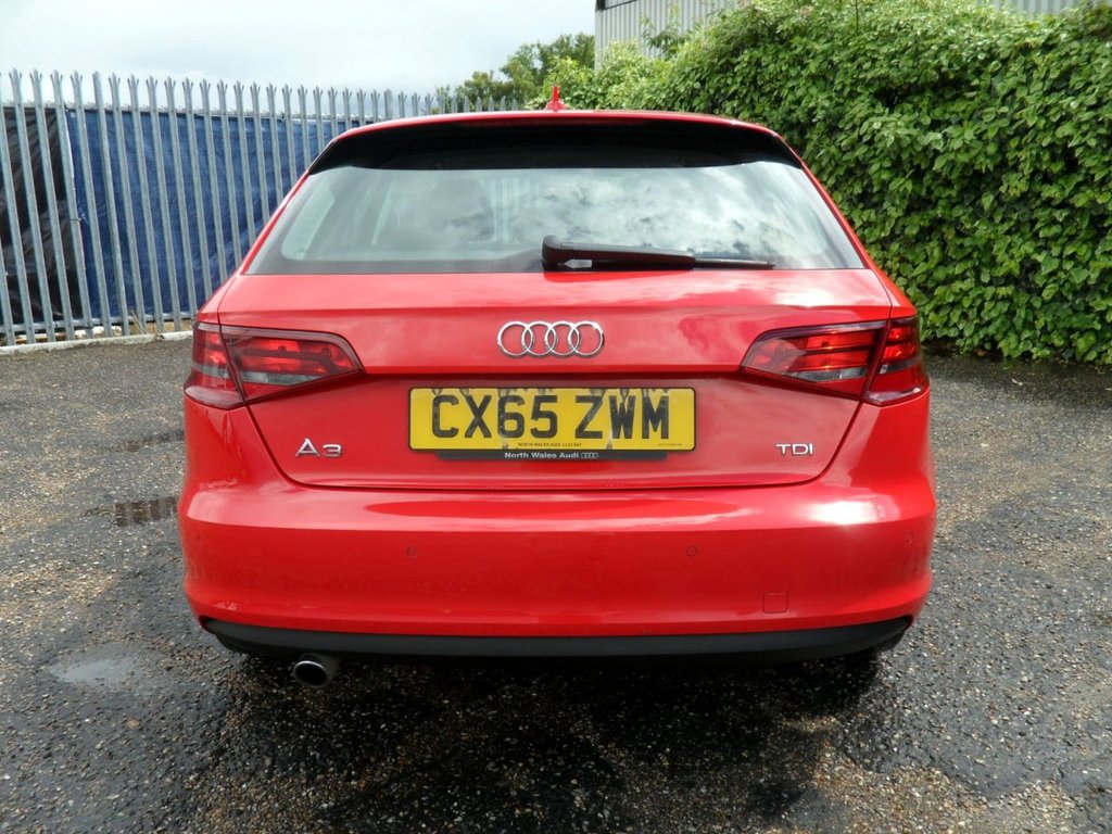 USED 2015 65 AUDI A3 1.6 TDI Sport Sportback 5dr Diesel Manual Euro 6 (s/s) (Nav) (110 ps) Cam-Belt Replaced Two Keys Sat Nav