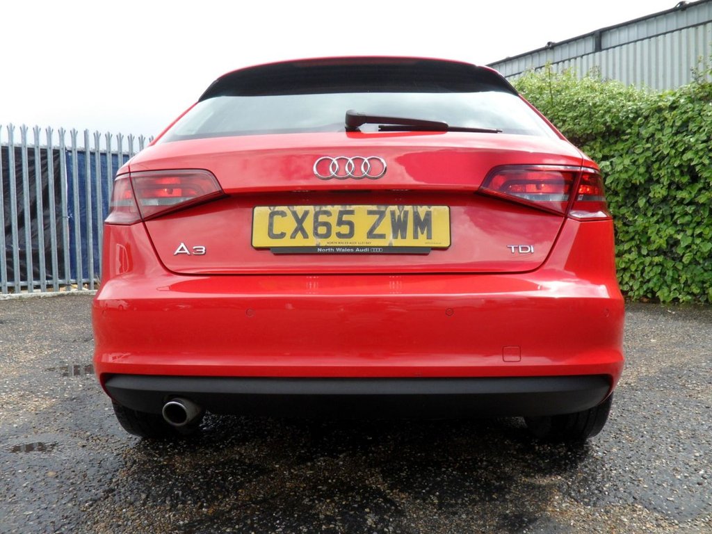 USED 2015 65 AUDI A3 1.6 TDI Sport Sportback 5dr Diesel Manual Euro 6 (s/s) (Nav) (110 ps) Cam-Belt Replaced Two Keys Sat Nav