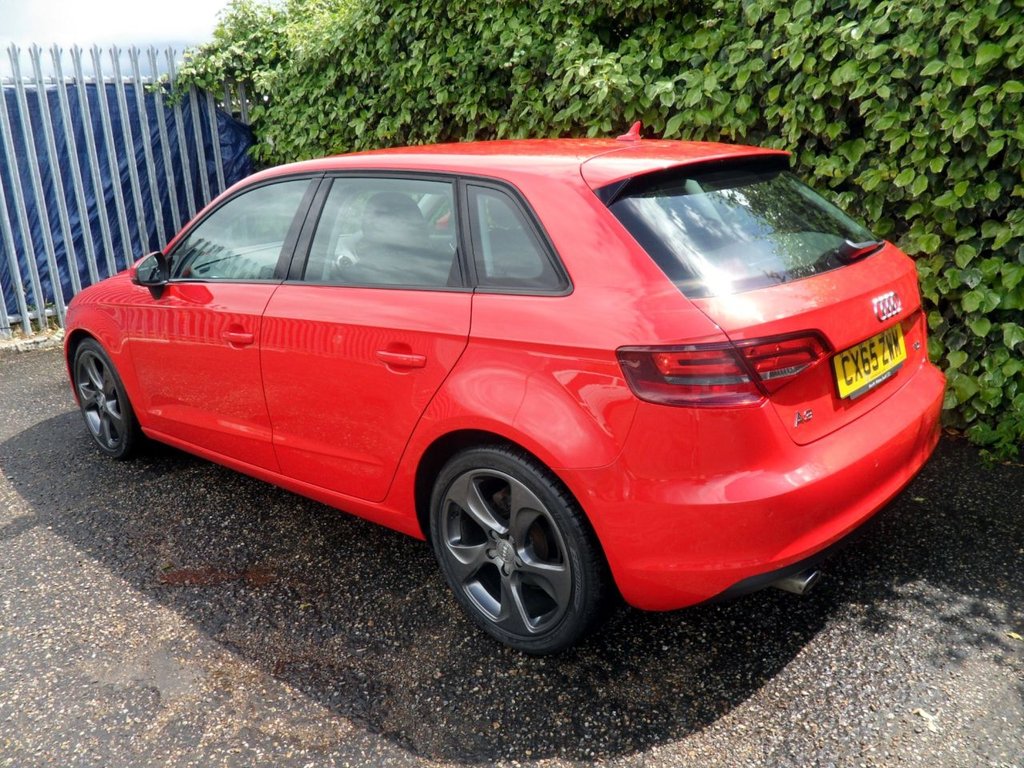 USED 2015 65 AUDI A3 1.6 TDI Sport Sportback 5dr Diesel Manual Euro 6 (s/s) (Nav) (110 ps) Cam-Belt Replaced Two Keys Sat Nav