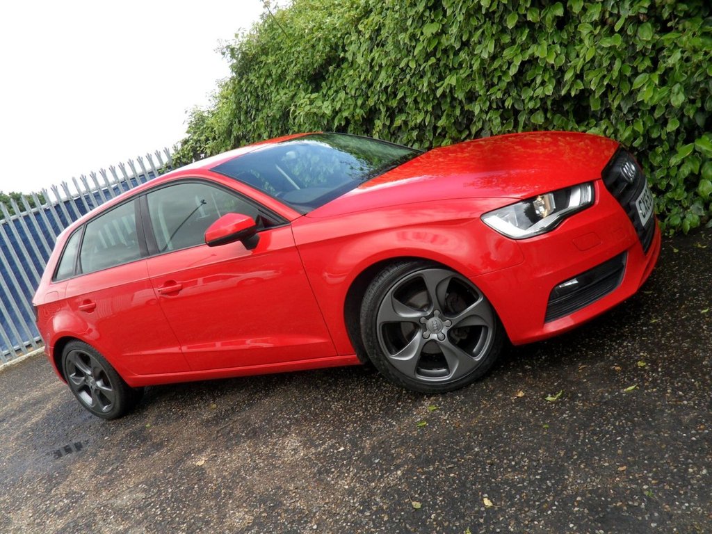USED 2015 65 AUDI A3 1.6 TDI Sport Sportback 5dr Diesel Manual Euro 6 (s/s) (Nav) (110 ps) Cam-Belt Replaced Two Keys Sat Nav
