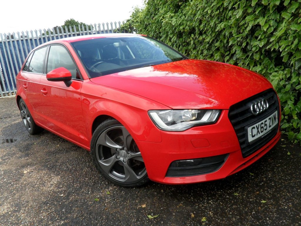 USED 2015 65 AUDI A3 1.6 TDI Sport Sportback 5dr Diesel Manual Euro 6 (s/s) (Nav) (110 ps) Cam-Belt Replaced Two Keys Sat Nav