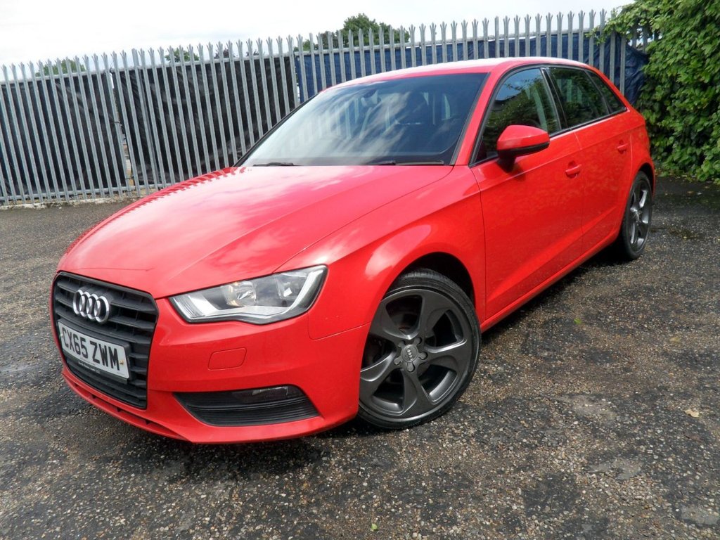 USED 2015 65 AUDI A3 1.6 TDI Sport Sportback 5dr Diesel Manual Euro 6 (s/s) (Nav) (110 ps) Cam-Belt Replaced Two Keys Sat Nav