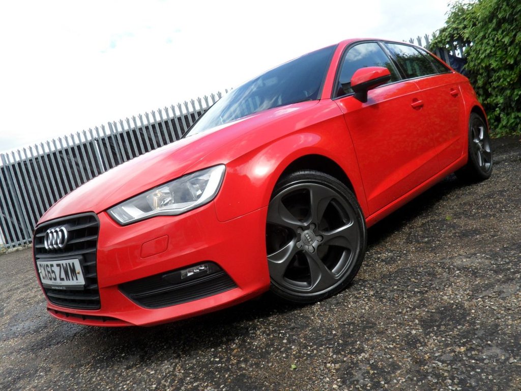 USED 2015 65 AUDI A3 1.6 TDI Sport Sportback 5dr Diesel Manual Euro 6 (s/s) (Nav) (110 ps) Cam-Belt Replaced Two Keys Sat Nav