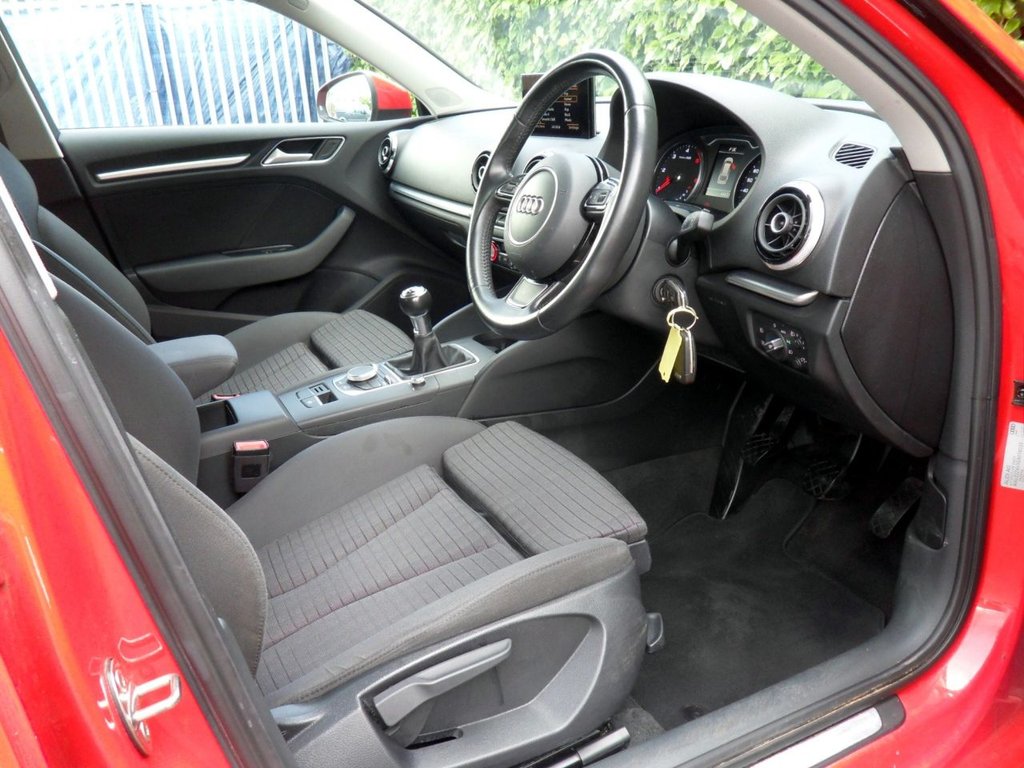 USED 2015 65 AUDI A3 1.6 TDI Sport Sportback 5dr Diesel Manual Euro 6 (s/s) (Nav) (110 ps) Cam-Belt Replaced Two Keys Sat Nav