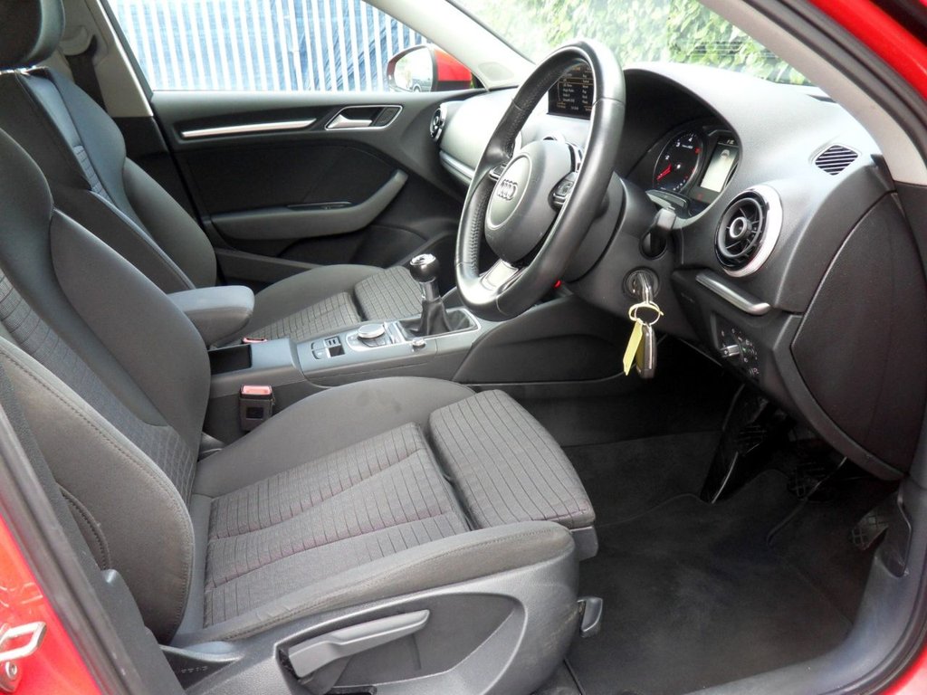 USED 2015 65 AUDI A3 1.6 TDI Sport Sportback 5dr Diesel Manual Euro 6 (s/s) (Nav) (110 ps) Cam-Belt Replaced Two Keys Sat Nav