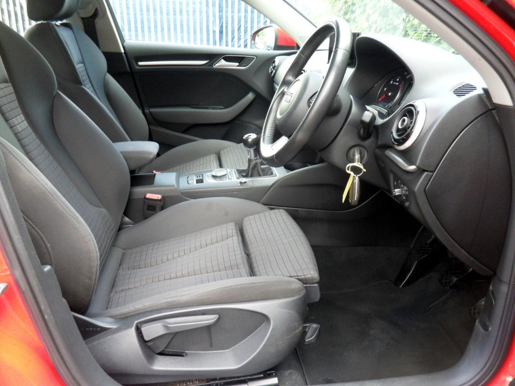 USED 2015 65 AUDI A3 1.6 TDI Sport Sportback 5dr Diesel Manual Euro 6 (s/s) (Nav) (110 ps) Cam-Belt Replaced Two Keys Sat Nav