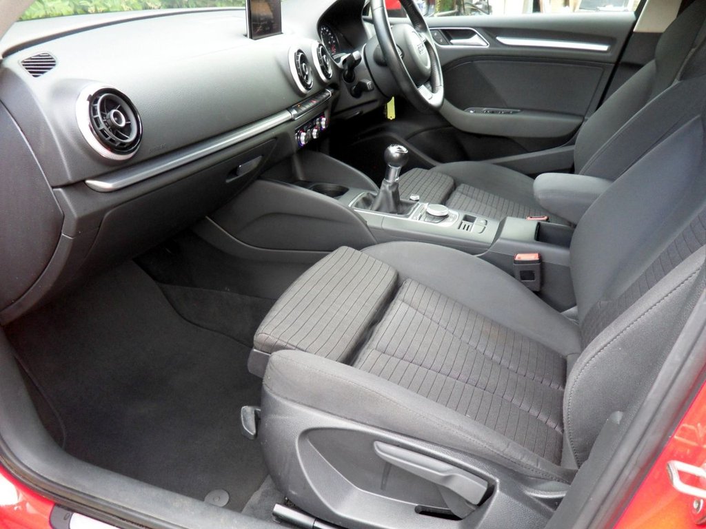 USED 2015 65 AUDI A3 1.6 TDI Sport Sportback 5dr Diesel Manual Euro 6 (s/s) (Nav) (110 ps) Cam-Belt Replaced Two Keys Sat Nav