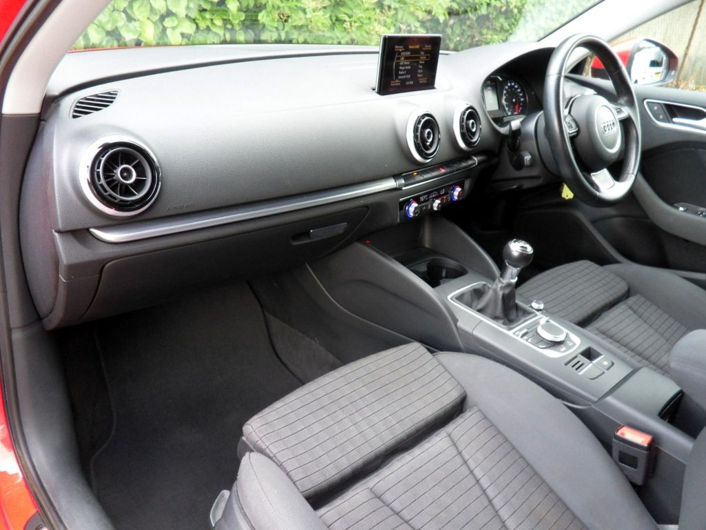 USED 2015 65 AUDI A3 1.6 TDI Sport Sportback 5dr Diesel Manual Euro 6 (s/s) (Nav) (110 ps) Cam-Belt Replaced Two Keys Sat Nav