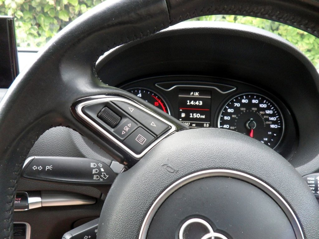 USED 2015 65 AUDI A3 1.6 TDI Sport Sportback 5dr Diesel Manual Euro 6 (s/s) (Nav) (110 ps) Cam-Belt Replaced Two Keys Sat Nav