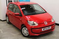 USED 2014 14 VOLKSWAGEN UP! 1.0 BlueMotion Tech Move up! Euro 5 (s/s) 5dr 2 OWNERS, FULL SERVICE HISTORY