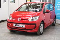 USED 2014 14 VOLKSWAGEN UP! 1.0 BlueMotion Tech Move up! Euro 5 (s/s) 5dr 2 OWNERS, FULL SERVICE HISTORY
