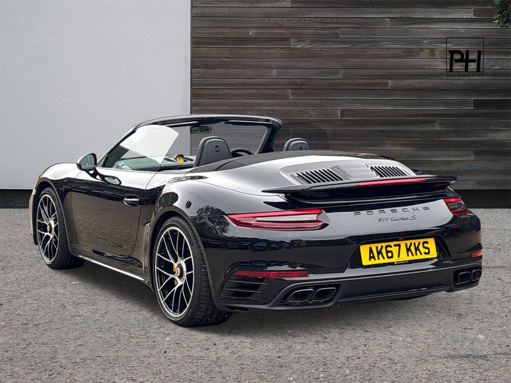 USED 2017 PORSCHE 911 3.8T 991 Turbo S Convertible 2dr Petrol PDK 4WD Euro 6 (s/s) (580 ps) 2 OWNER|PORSCHE WARRANTY 2027