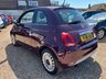 USED 2016 16 FIAT 500 0.9 TwinAir Lounge Hatchback 3dr Petrol Manual Euro 6 (s/s) (105 ps) &pound;20 Tax + Bluetooth + Panoramic Roof