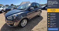 USED 2018 68 FORD KA+ 1.2 Ti-VCT Zetec Hatchback 5dr Petrol Manual Euro 6 (s/s) (70 ps) Five Door Ka+ With Bluetooth & Air Conditioning