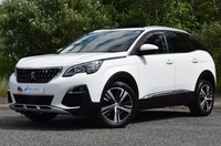 USED 2017 67 PEUGEOT 3008 1.6 BlueHDi Allure SUV 5dr Diesel Manual Euro 6 (s/s) (120 ps) Apple Car Play, Android Auto, Cam.