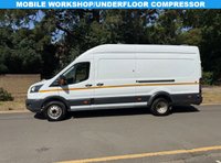 USED 2017 66 FORD TRANSIT 2.0 350 EcoBlue 170BHP HDT RWD Euro 6 L4 H3 LWB JUMBO PANEL VAN MOBILE WORKSHOP (TWIN WHEELS) AC+CRUISE+MOBILE WORKSHOP