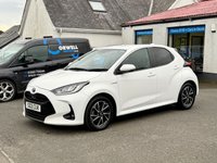 USED 2021 21 TOYOTA YARIS 1.5 VVT-h Design Hatchback 5dr Petrol Hybrid E-CVT Euro 6 (s/s) (116 ps) 1 OWNER FROM NEW+FULL SERVICE HISTORY+APPLE CARPLAY+CRUISE CONTROL+LOW MILEAGE+FINANCE AVAILABLE ON THIS CAR