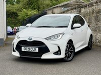 USED 2021 21 TOYOTA YARIS 1.5 VVT-h Design Hatchback 5dr Petrol Hybrid E-CVT Euro 6 (s/s) (116 ps) 1 OWNER FROM NEW+FULL SERVICE HISTORY+APPLE CARPLAY+CRUISE CONTROL+LOW MILEAGE+FINANCE AVAILABLE ON THIS CAR