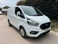 USED 2021 21 FORD TRANSIT CUSTOM 2.0 280 EcoBlue Limited Panel Van 5dr Diesel Manual L1 H1 Euro 6 (s/s) (130 ps) SAVE 20%, CAMBELT CHANGED, A/C, CARPLAY