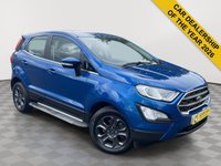 USED 2018 68 FORD ECOSPORT 1.0T EcoBoost Zetec SUV 5dr Petrol Manual Euro 6 (s/s) (100 ps) Apple CarPlay, Air Con
