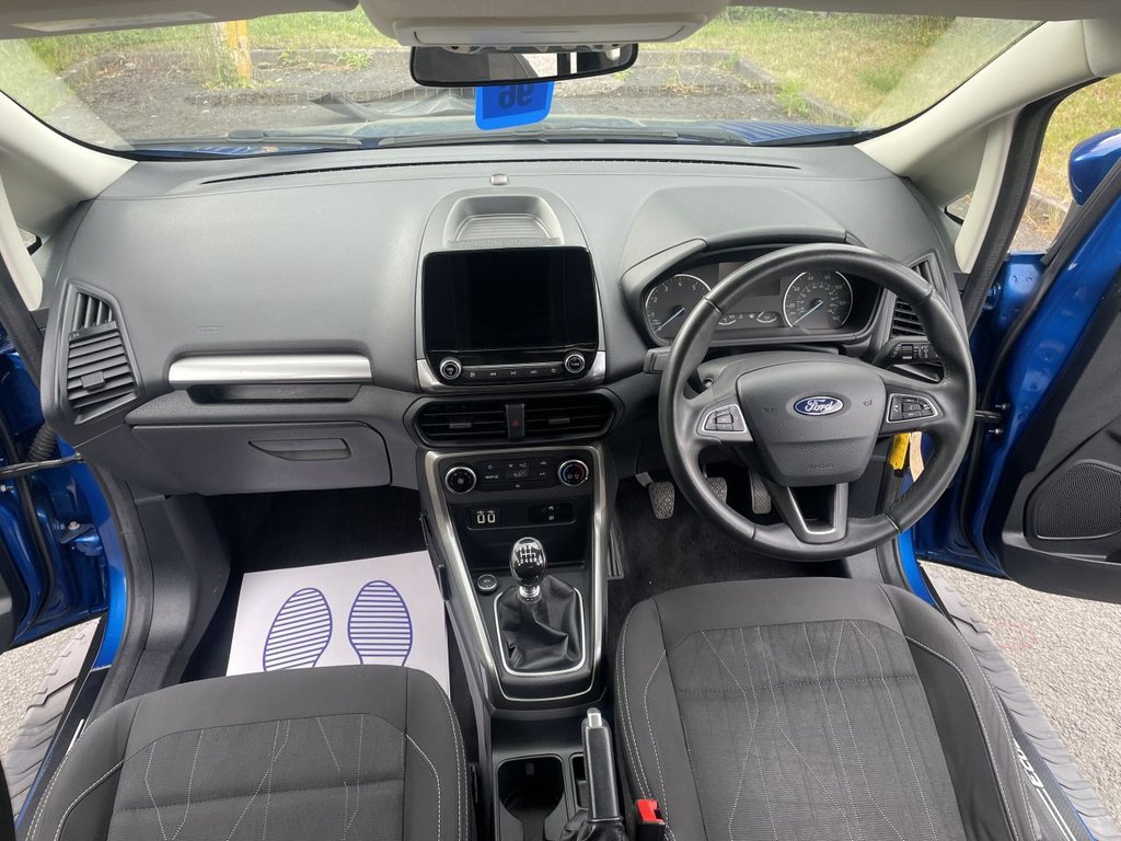 USED 2018 68 FORD ECOSPORT 1.0T EcoBoost Zetec SUV 5dr Petrol Manual Euro 6 (s/s) (100 ps) Apple CarPlay, Air Con