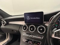 USED 2018 18 MERCEDES-BENZ C-CLASS 2.1 C250d AMG Line (Premium Plus) Coupe 2dr Diesel G-Tronic+ Euro 6 (s/s) (204 ps) Striking Designo White , Cranberry Red Leather Interior , 19" Alloy Wheels , Night Pack, Panoramic Glass Slide Roof
