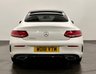 USED 2018 18 MERCEDES-BENZ C-CLASS 2.1 C250d AMG Line (Premium Plus) Coupe 2dr Diesel G-Tronic+ Euro 6 (s/s) (204 ps) Striking Designo White , Cranberry Red Leather Interior , 19" Alloy Wheels , Night Pack, Panoramic Glass Slide Roof