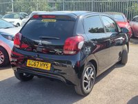 USED 2017 67 PEUGEOT 108 1.2 PureTech Allure Hatchback 5dr Petrol Manual Euro 6 (82 ps) 