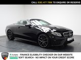 USED 2018 18 MERCEDES-BENZ E-CLASS 2.0 E220d AMG Line Cabriolet 2dr Diesel G-Tronic+ Euro 6 (s/s) (194 ps) FULL HISTORY+HEATED NECK SCARF