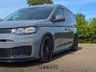 USED 2022 22 VOLKSWAGEN CADDY 2.0 TDI C20 Commerce Plus Panel Van 5dr Diesel DSG SWB Euro 6 (s/s) (122 ps) DSG AUTO + PURE GREY + R-LINE LEATHER + APPLE CAR