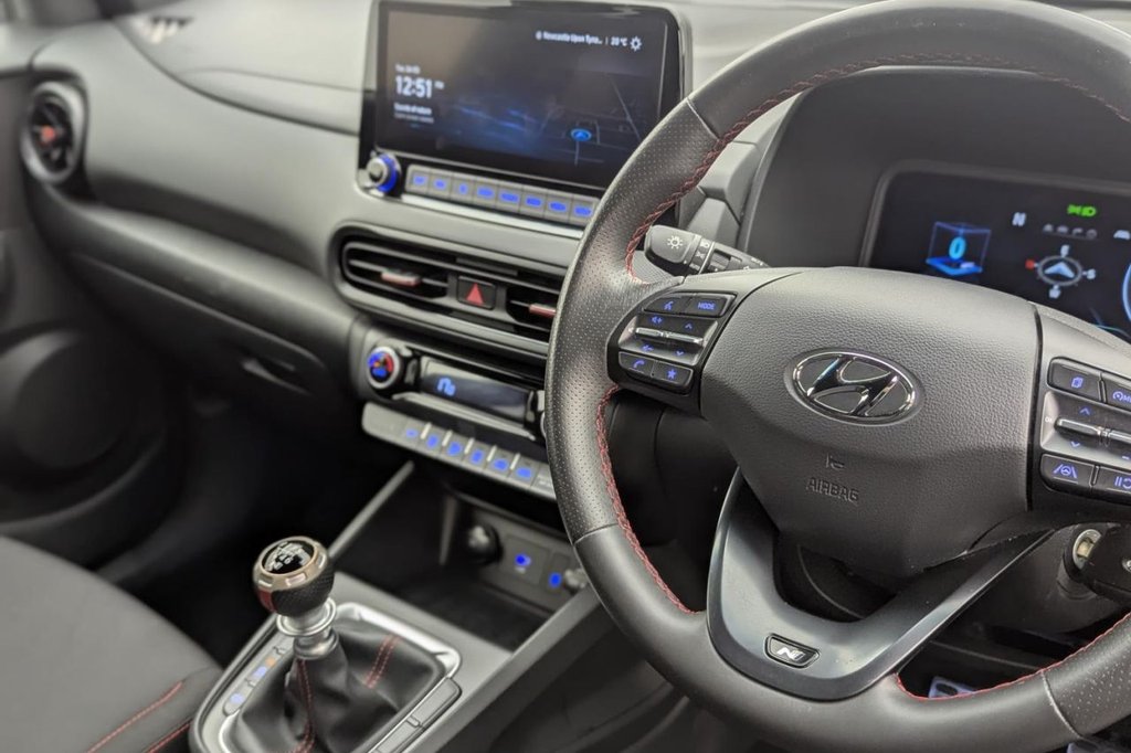 USED 2023 23 HYUNDAI KONA 1.0 T-GDi MHEV N Line SUV 5dr Petrol Hybrid Manual Euro 6 (s/s) (120 ps) Car Play, Sat Nav, Cruise