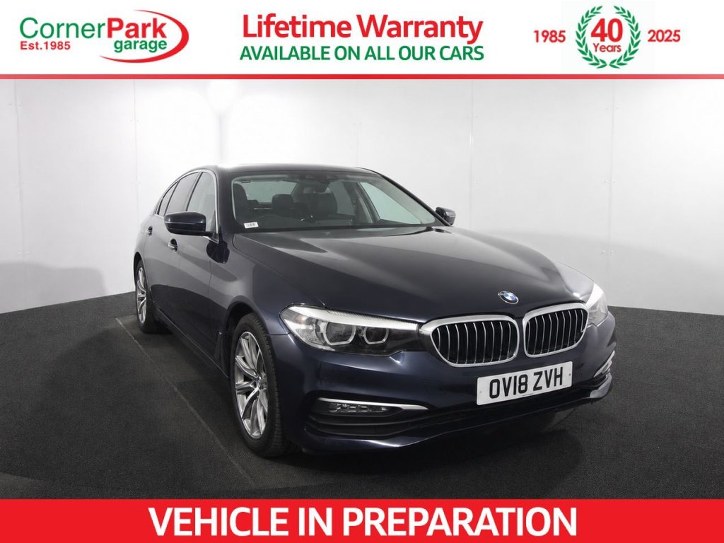 USED 2018 18 BMW 5 SERIES 2.0 520d SE Saloon 4dr Diesel Auto Euro 6 (s/s) (190 ps) 